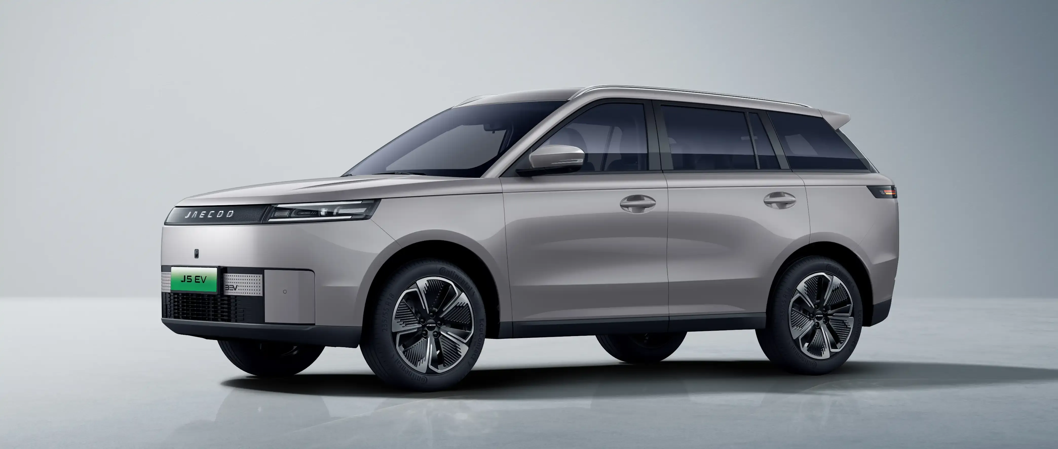 Electric SUV in profile